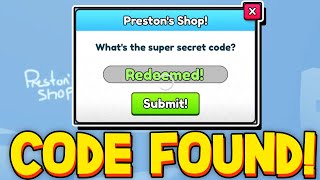 REAL HOW TO GET ALL SUPER SECRET PRESTON SHOP CODES in ROBLOX PET SIMULATOR 99 [upl. by Pang847]