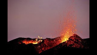 Piton de la Fournaise 35  The flame [upl. by Reve193]