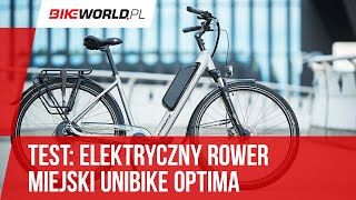 Test Elektryczny rower miejski Unibike Optima 2019 [upl. by Ainotna]