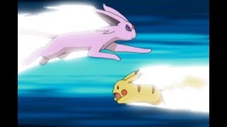 Pikachu vs Espeon  Pokémon Battle Frontier [upl. by Liban]