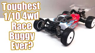 Competition Ready 4Wheeler Tekno EB4102 110th 4WD Buggy Race Kit Overview  RC Driver [upl. by Dare]