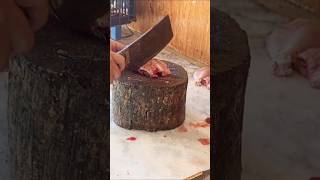 Using The Big Knife meat knifeskills shortsfeed butcher shorts [upl. by Demmahum998]