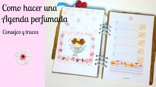 Como hacer una Agenda perfumada [upl. by Wamsley293]