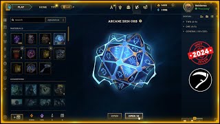 50x Arcane 2024 Orbs Worlds 2024 Mega Orb Bundle opening  League Of Legends [upl. by Arriaes]