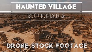 Haunted Village Kuldhara  Drone View  Free stock footage [upl. by Allenad404]