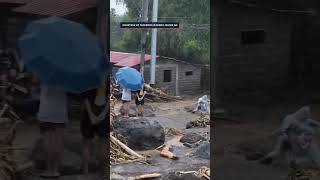 Flooded road in Laurel Batangas City due to KristinePH [upl. by Converse257]