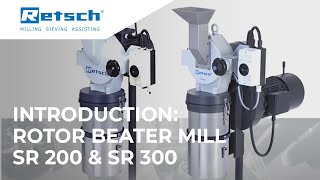 Rotor Beater Mill SR 200 amp SR 300 RETSCH rotormill laboratoryinstruments [upl. by Molly]