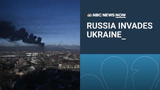 LIVE Russian Forces Invade Ukraine As Biden Imposes Stronger Sanctions  NBC News [upl. by Ahcorb]