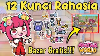 12 KUNCI RAHASIA amp DEKOR BAZAR SERBA GRATIS  AVATAR WORLD  PAZU [upl. by Swithin]