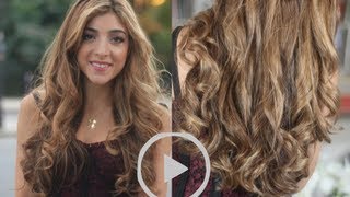 Big Voluminous Curls Hair Tutorial [upl. by Burnie]