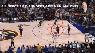 NUGGETS all nepotism Saunders Adelman Malone coaching failure vs TIMBERWOLVES  GAME 7 [upl. by Le]