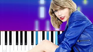 Taylor Swift  Wildest Dreams  Piano Tutorial [upl. by Oinotnas]