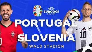 Portugal vs Slovenia LIVE 🔴 Round of 16  UEFA EURO 2024 [upl. by Boyes]