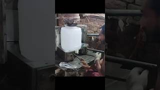 Manufacturing of Plastic Oil can machine plasticmachine plasticfactory gallonofwater shorts [upl. by Alcine675]