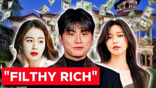 8 Korean Actors Who Come From Crazy Rich Families [upl. by Nhguavad]