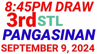 STL  PANGASINAN September 9 2024 3RD DRAW RESULT [upl. by Theron]