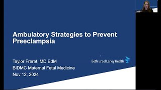 Strategies for Prevention of Preeclampsia [upl. by Demmer]