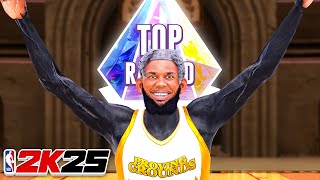 I HIT THE TOP RANK ON NBA 2K25 PROVING GROUNDS [upl. by Enenaej]