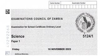 2023 Science paper 1 for internals grade 12 [upl. by Nnylyaj710]