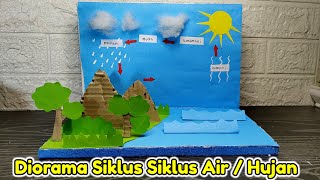 Diorama Siklus Air  Siklus Hujan [upl. by Omero19]