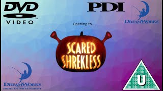 Opening to Scared Shrekless 2011 UK DVD [upl. by Sloane]