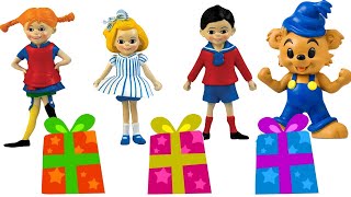 Bamse och Pippi Långstrump  Öppnar paket  Lekolärtubens tävling  Julkalendern 2017 Avsnitt 16 [upl. by Elatan651]