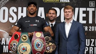 Anthony Joshua vs Alexander Povetkin Final Press Conference [upl. by Kreis]