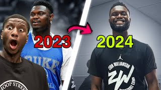 ZION WILLIAMSON À PERDU 40 KG EN 2 MOIS IL VA ÊTRE MVP [upl. by Canice]