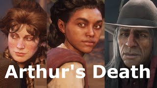 All Characters React To Arthurs Death  Red Dead Redemption 2 RDR 2 [upl. by Aleuname]