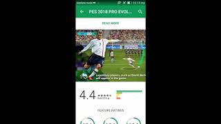 PES 2018 Android  How to Download and Install from Google Play Store [upl. by Pembrook485]