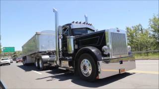 Peterbilt 379 straight pipes [upl. by Lilac]