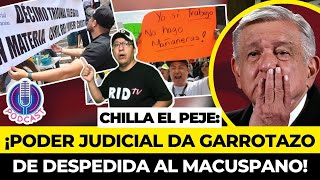 GARROTAZO de DESPEDIDA al PEJE ALARGAN otra vez PARO en el PODER JUDICIAL [upl. by Milurd261]