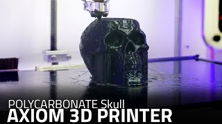 AXIOM 3D Printed Celtic Skull in Polycarbonate [upl. by Shaper]