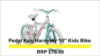 Pedal pals Harmony 16quot Kids bike with Stabilisers from Argos  thoughts and build [upl. by Wirth]