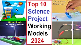 top 10 science project working models for science exhibitions 2024 best  diy winning  howtofunda [upl. by Ariane]