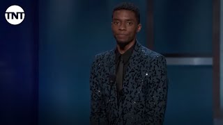 Chadwick Boseman Tribute to Denzel Washington  AFI 2019  TNT [upl. by Eniarol]