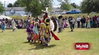 Oromocto New Brunswick First Nation PowWow 2017 [upl. by Anaid395]