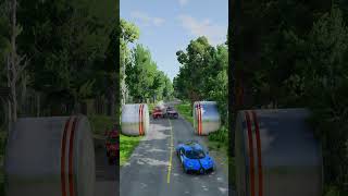 Car Vs Bollard shortsvideoshorts [upl. by Nowell]