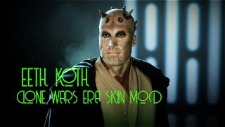 Eeth Koth Clone Wars Mod by Adam Smith  Star Wars Battlefront 2 [upl. by Chisholm]