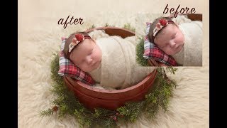 How to Remove Newborn Acne in Photoshop [upl. by Estell]