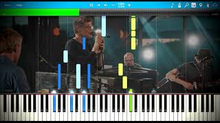 Aha  Take On Me  Acoustic MTV Unplugged DP2  Synthesia Piano Tutorial [upl. by Havens]