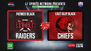 SCHSHL Developmental Hockey  East Islip Black Chiefs Vs PatMed Black Raiders [upl. by Aihc]