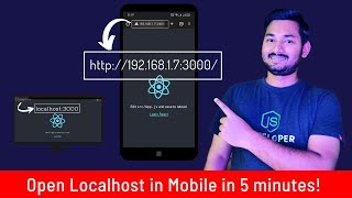 How to open localhost in your mobile [upl. by Bertrand]