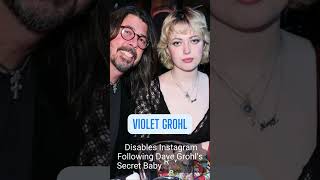 Violet Grohl Disables Instagram Following Dave Grohl’s Secret Baby Revelation [upl. by Mcclimans]