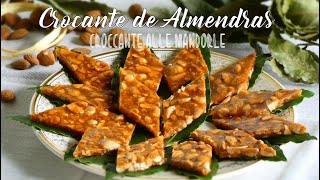 Crocante de Almendras  Croccante alle Mandorle  Almond Praline  Turrón [upl. by Josee]