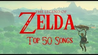 TOP 50 Legend of Zelda Songs 2017 [upl. by Novia]