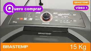 Máquina Lavar Brastemp 15 Kg  video 01 [upl. by Lodmilla]