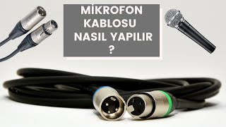 MİKROFON KABLOSU NASIL YAPILIR [upl. by Ayerdna48]