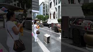 Ganesh Shrine at Central World Bangkok travel thailand temple shorts [upl. by Bucky]