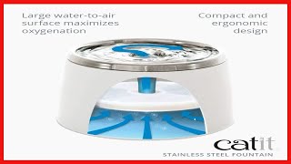 Catit Fresh amp Clear Stainless Steel Cat Water Fountain 50023 [upl. by Derrick109]